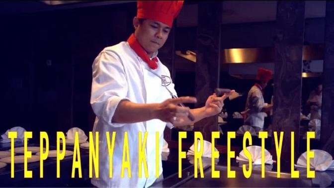 TEPPANYAKI TRICK SHOT Episode 011 Freestyle Tricks "Chef Patrick"