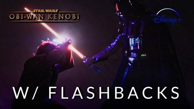 Ben Kenobi Vs. Darth Vader Full Fight Scene w/ Flashbacks (4K) | Videos ...