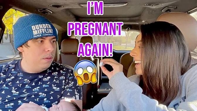 Telling My BF I'm PREGNANT AGAIN! Cute Reaction!! prank