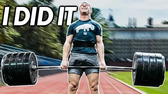 Olympic Runner DEADLIFTS 500 Pounds! (227kg)