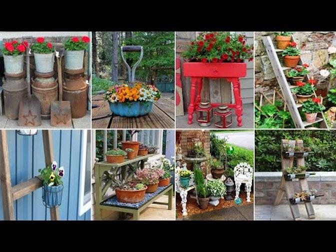 29 DIY vintage decorations for a stylish garden.