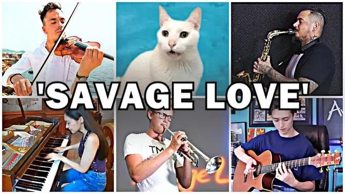 Who Played It Better: Savage Love (Violin, Cat, Sax, Guitar, Piano, Trumpet) Jason Derulo