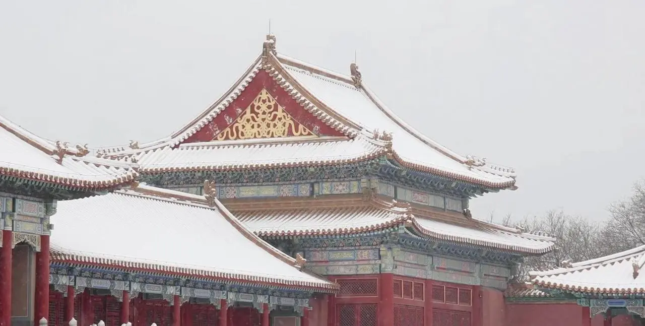 北京紫禁城 (故宮) 雪景  Forbidden City in Snow ｜配樂《千年一叹》