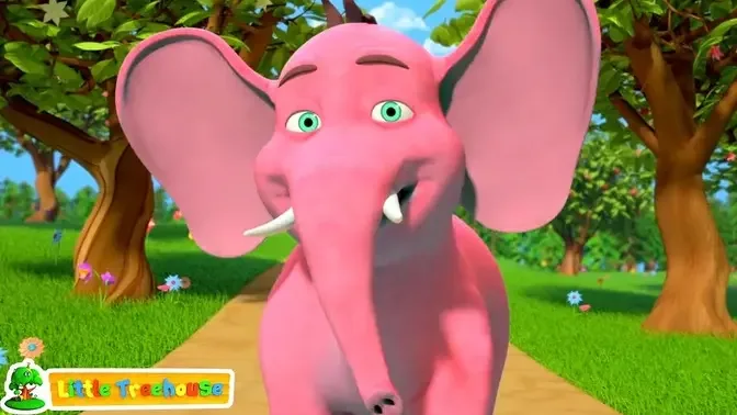 Happy Elephant Song + More Preschool Rhymes And Cartoon Videos by Little  Treehouse
