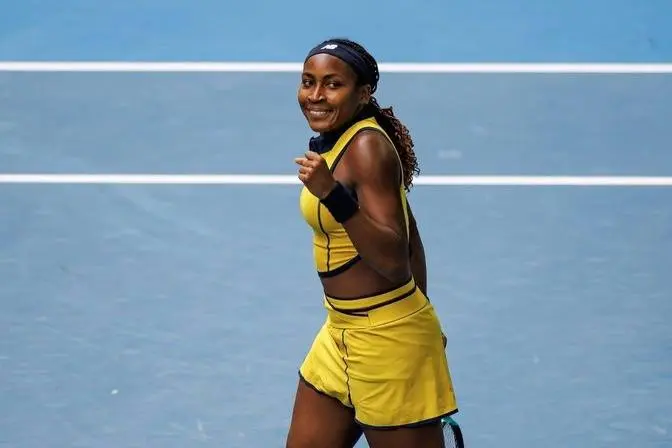 Despite wobbles, Coco Gauff advances to Australian semis