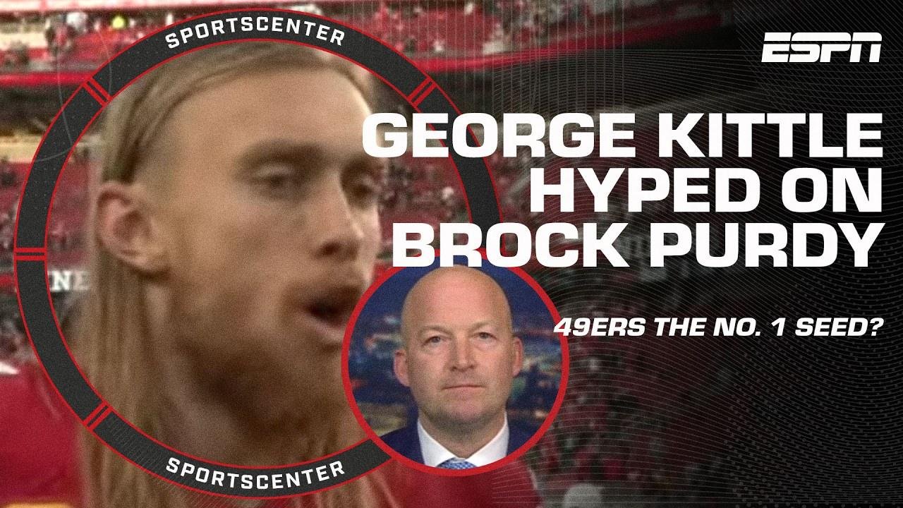 'He's CONFIDENT & playing at a HIGH LEVEL' 🔥 - Kittle on Purdy after 49ers' win | SportsCenter