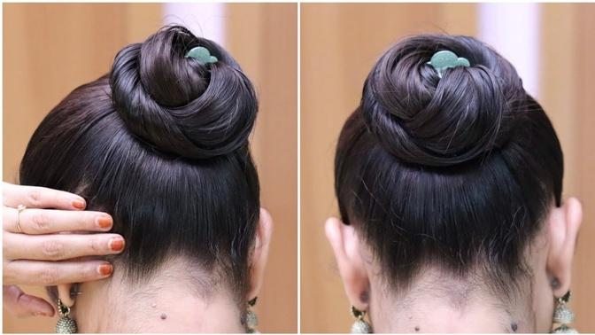 Bun Hairstyle Stock Photos, Images and Backgrounds for Free Download