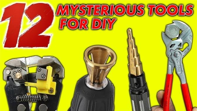 12 MYSTERIOUS TOOLS for DIY.