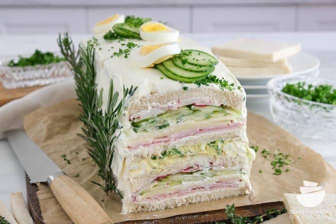 Sandwichtorte aus Toastbrot | Articles | Selbstgemacht - Der Foodblog ...