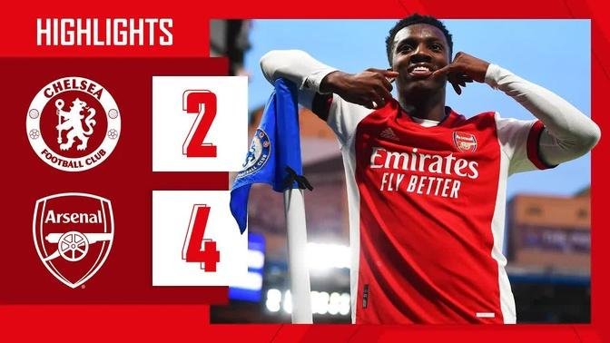 HIGHLIGHTS | Chelsea vs Arsenal (2-4) | Premier League | Nketiah (2), Smith Rowe, Saka