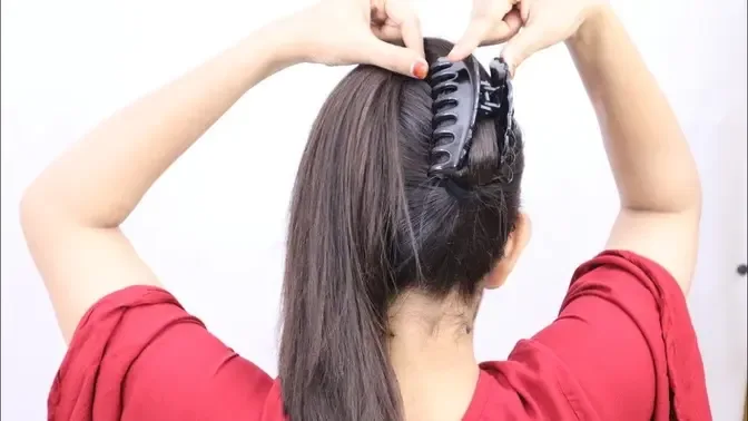 Very Beautiful Simple Hairstyle For Girls With Oily Hair Simple Oily Hair  Juda Hairstyle