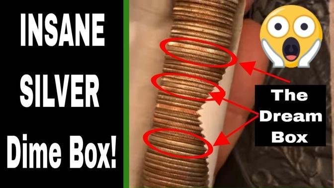 EPIC Silver Found Coin Roll Hunting Dimes - It's DIME TIME