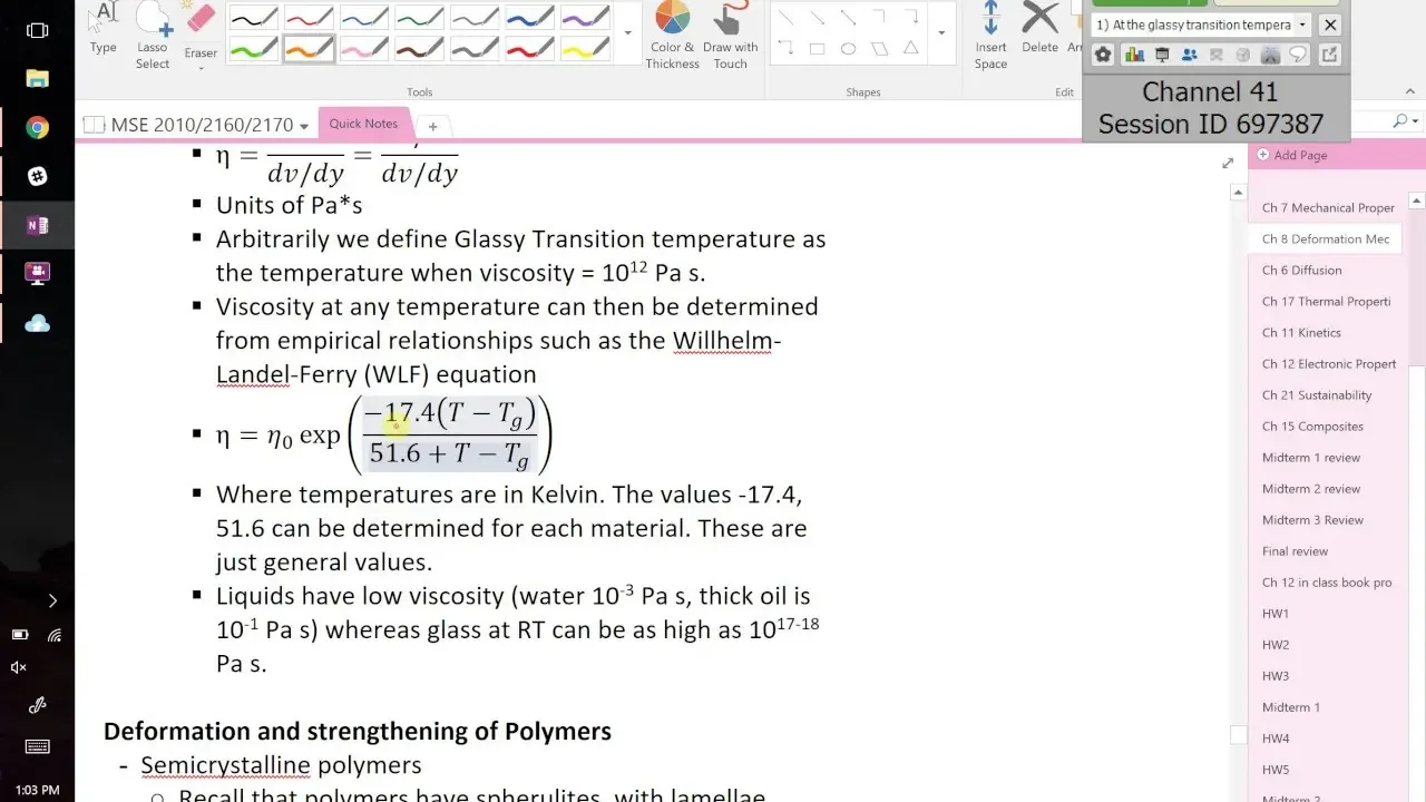 11/2/2016 Intro to MSE deformation in different materials
