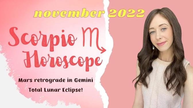 ♏️ SCORPIO NOVEMBER 2022 HOROSCOPE ♏️ BIG CHANGES ARE TAKING PLACE IN YOUR PERSONAL RELATIONSHIPS ⚡️