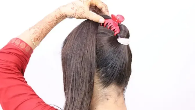 Quick Super Easy Clutcher Bun Hairstyle For Long Hair Girls Long Hair  Hairstyles Juda Hairstyles