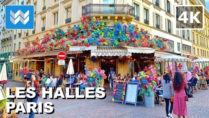 [4K] Châtelet Les Halles Shopping District in Paris France 🇫🇷 2022 ...