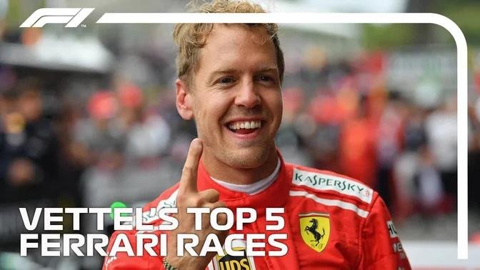 Sebastian Vettel's Best F1 Races For Ferrari