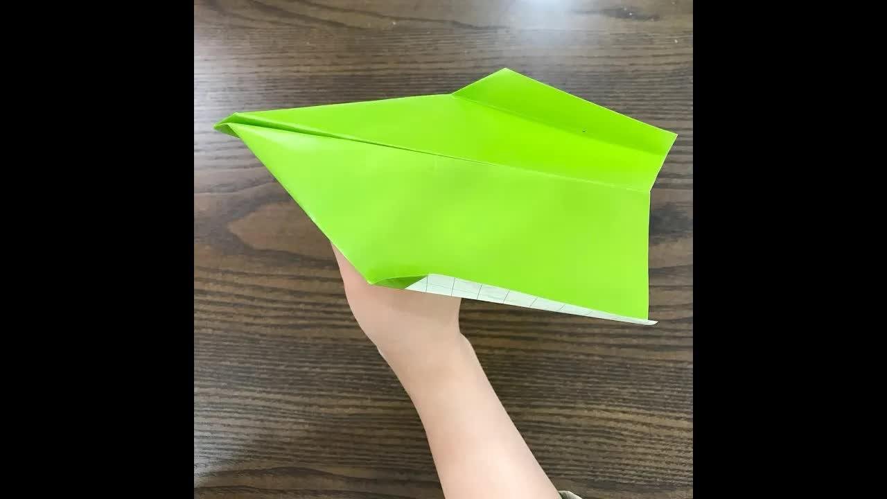 EASY ORIGAMI| BEST AIRPLANE| How to fold an airplane that can fly very far!