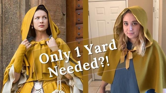 Stashbusting - Sewing an Outlander Inspired 18th Century Short Cloak