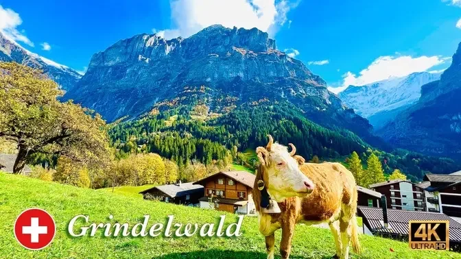 Grindelwald Valley , Switzerland _ Autumn in Heavenly Beautiful Swiss Village