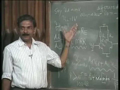 Lecture - 32 The Differential Amplifiers