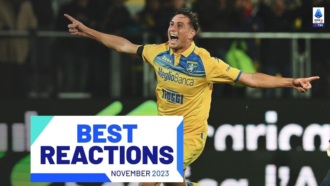 BEST GOAL REACTIONS November | Top 5 Goal Reactions of the Month | Serie A 2023/24