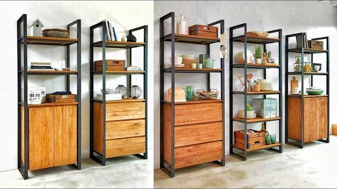 50 Combination of metal cupboard, metal rack, metal shelves & Industrial Furniture ideas