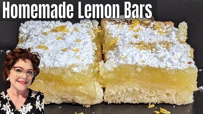 Lemon Bars, An Old Fashioned Recipe from Scratch