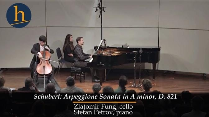 Schubert: Arpeggione Sonata in A minor, D. 821 | Zlatomir Fung, cello; Stefan Petrov, piano
