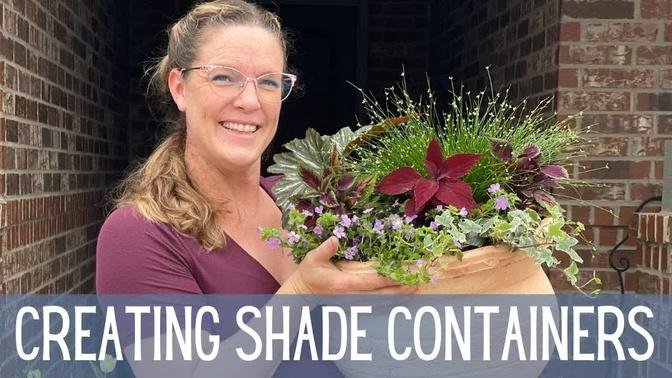 COLORFUL Shade Containers 🌷🌷🌷 || Creating Shade Planters || Shade Gardening || Zone 8