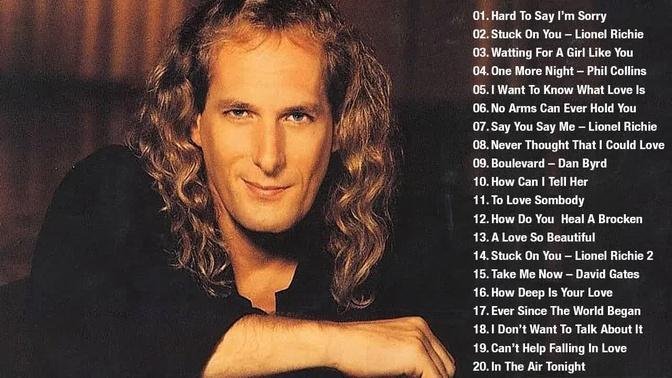Michael Bolton, Phil Colins, Rod Stewart, Air Supply,  Eric Clapton - Nonstop Love Songs 70s 80s 90s