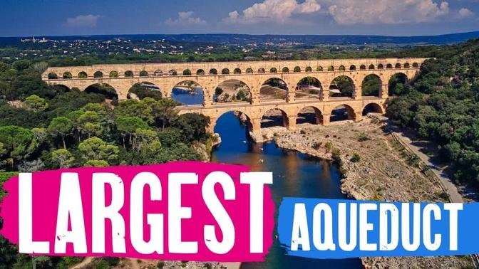 Highest Aqueduct In The World | Pont Du Gard 4K Drone | UNESCO France