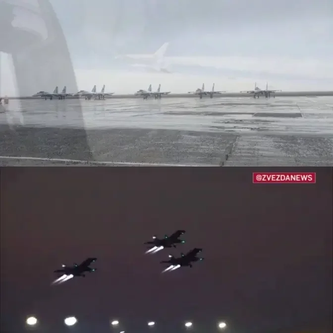 Dos de los cinco aviones de combate Su-35 que escoltaron el avión de Putin hasta el Golfo Pérsico no regresaron a Rusia