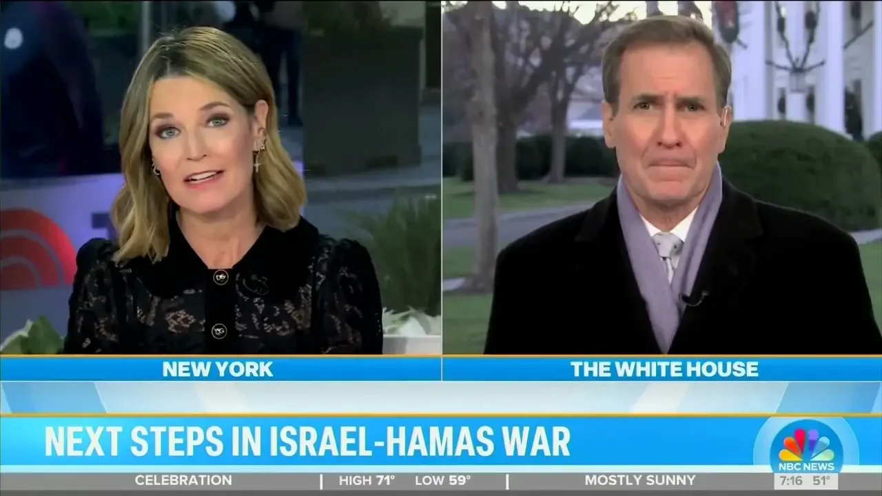 Biden Spokesman John Kirby On Remaining American Hostages In Gaza: "I Wish I Had Better News"