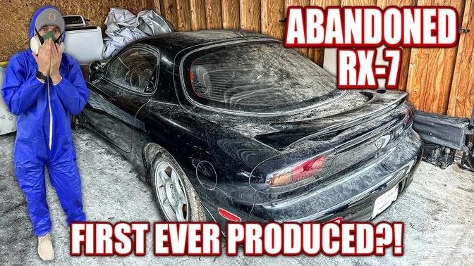 First Wash in 20 Years: Barn Find FD RX-7 FIRST EVER PRODUCED?! | Satisfying Restoration