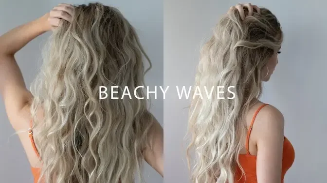 mermaid waves hair tutorial