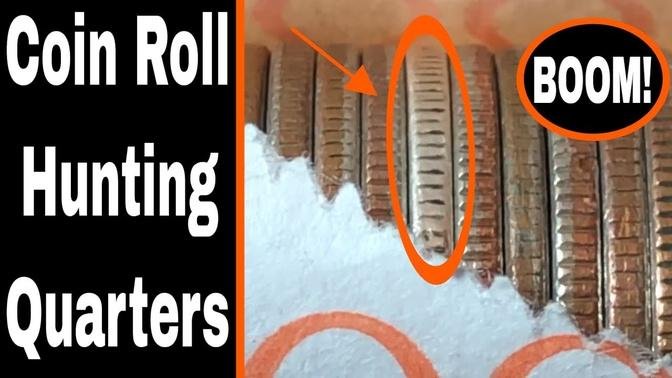 Coin Roll Hunting Quarters - Finally Found Silver!