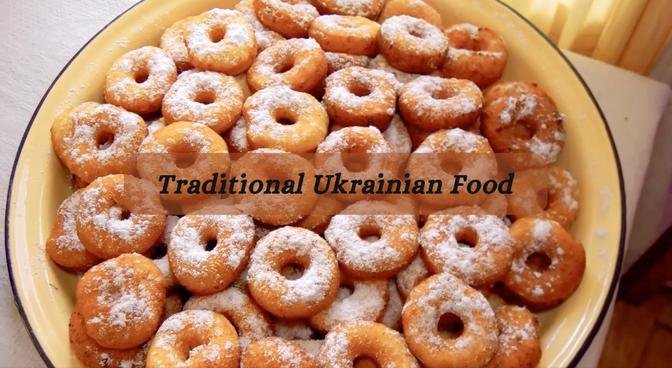 Traditional Ukrainian food and village life