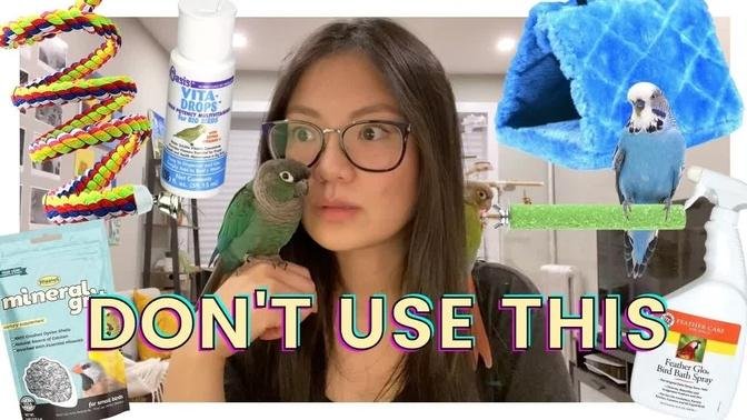 16 BIRD PRODUCTS THAT YOU SHOULD AVOID!