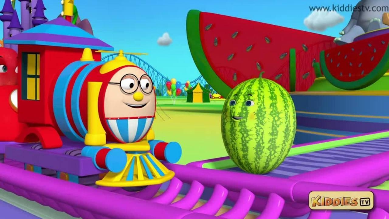 Roller Coaster ride with Humpty the Train & his Fruit friends Humpty