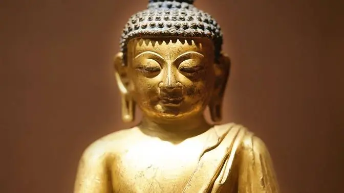 Antique Appreciation | Gilt Bronze Status of Sakyamuni Buddha | Capital Museum BeiJing China|