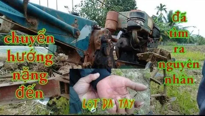 Chuyển hướng máy cày d8 bóp nặng, Và đã tìm ra nguyên nhân.#locmay_kenhlocmay