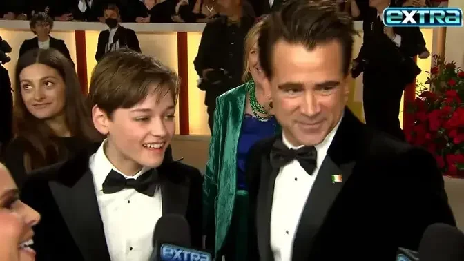 Oscars 2023: Colin Farrell’s Son Henry Says He’s a NICE Dad (Exclusive)