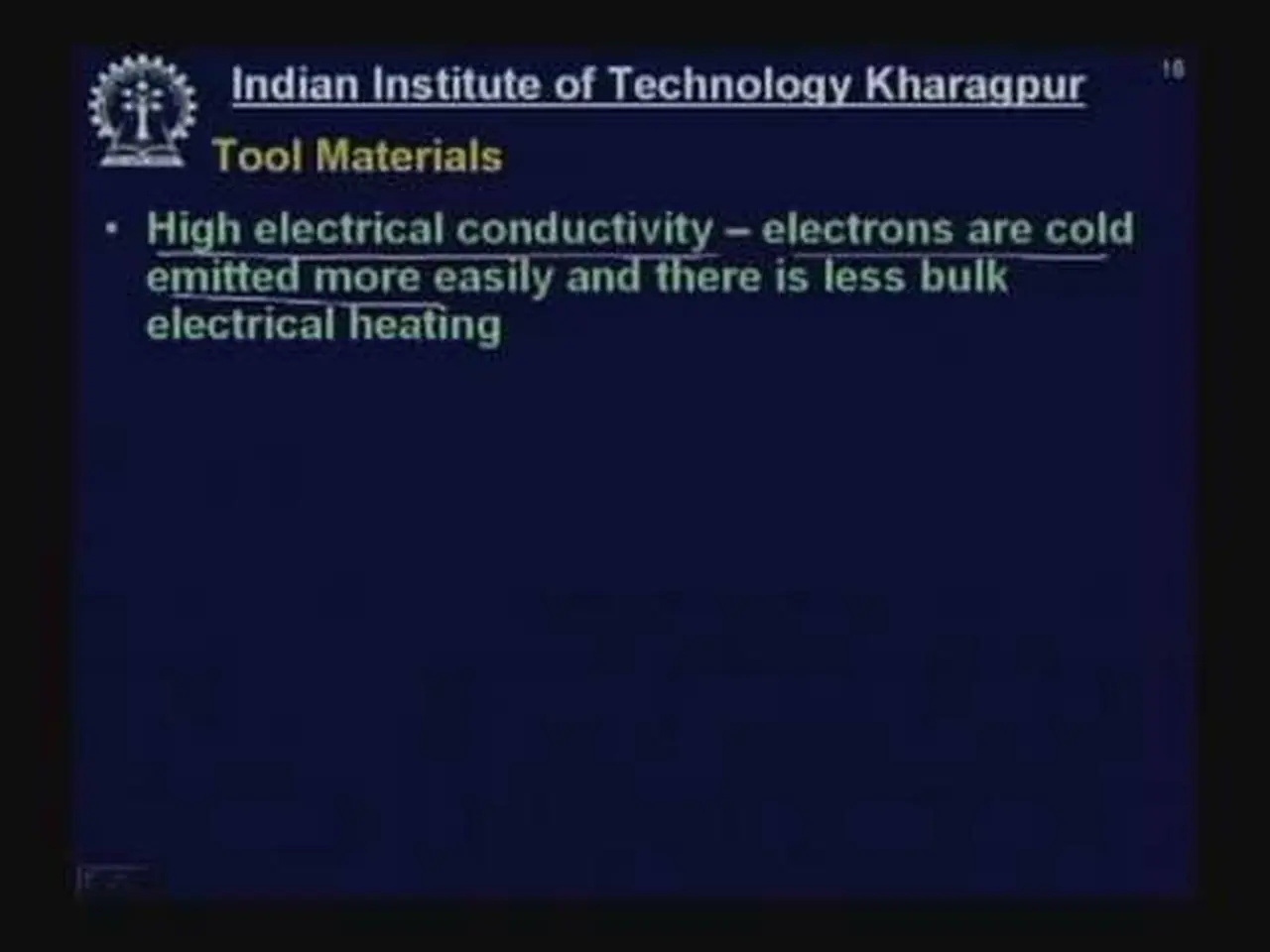 Lecture - 39 Electro - Discharge Machining