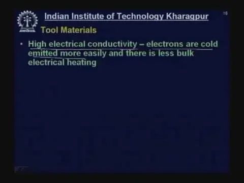 Lecture - 39 Electro - Discharge Machining