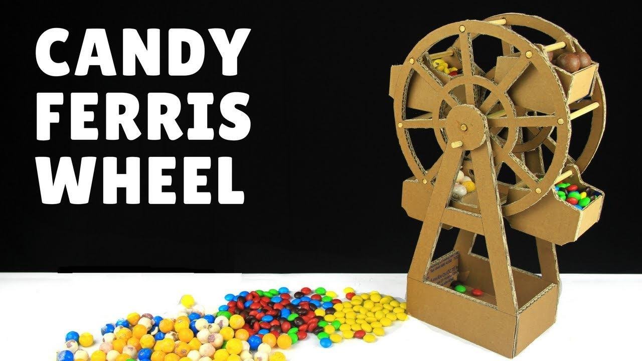 How to make Candy Ferris Wheel for party - Just5mins
