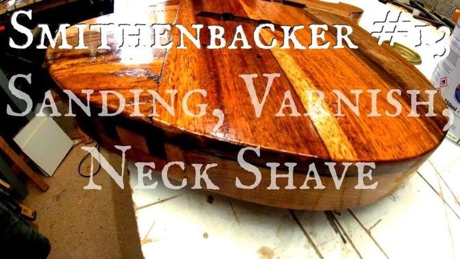 Making My Own Rickenbacker Bass #13: Sanding And Applying Finish