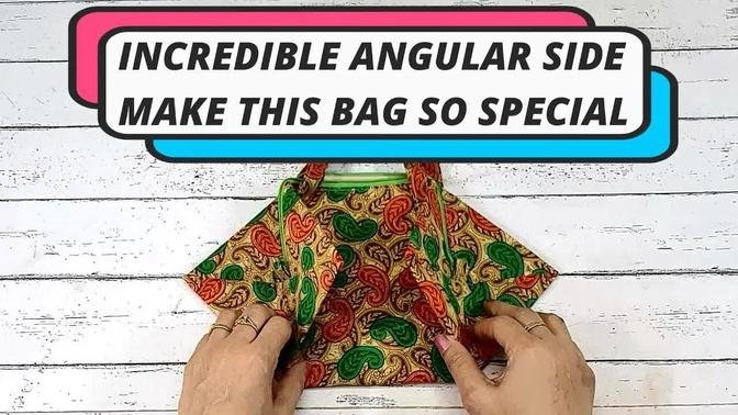 Yes!!! You Would Love To Have This Unique Bag Everywhere You Go | Step By Step Tutorial