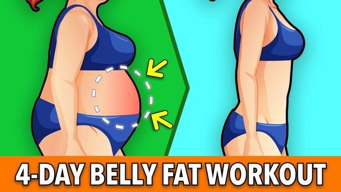 The 4-Day Standing Belly Fat Workout