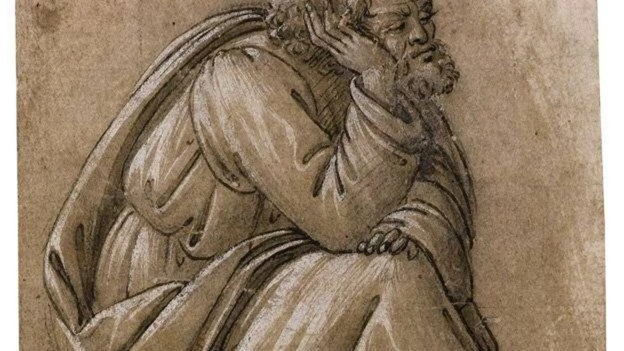I Made a Renaissance Inspired Drawing Out Of Gopuff Bag Paper